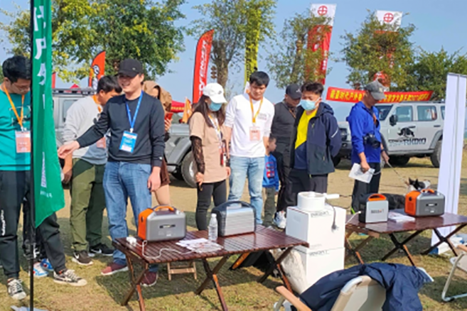 能量时代储能电源，为广佛坦克团官方俱乐部2021年会提供户外电力保障